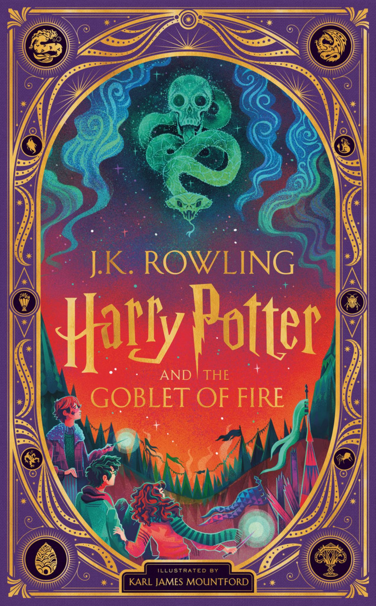 Harry Potter and the Goblet of Fire (Interactive Illustrated Edition) Cover Image