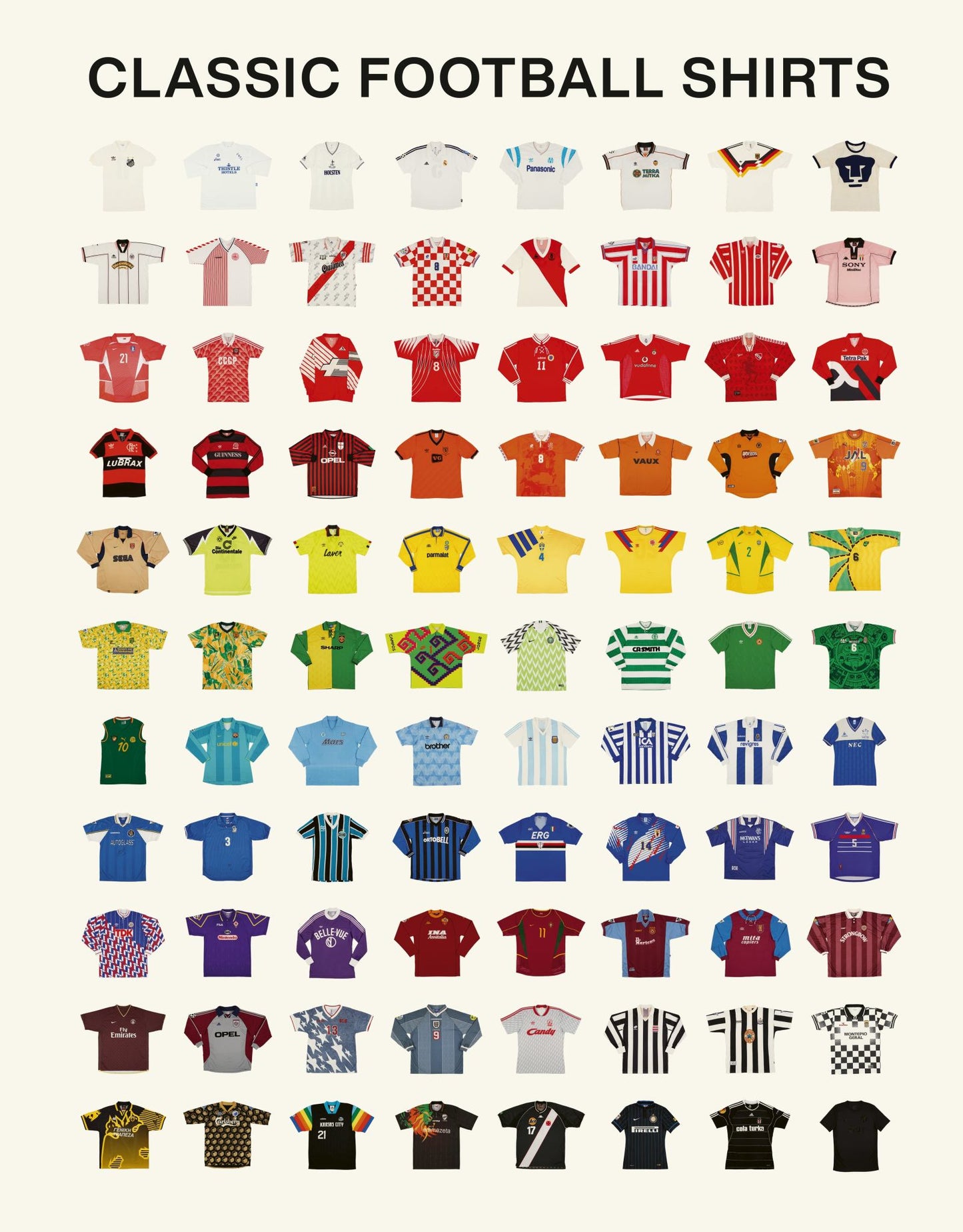 Classic Football Shirts Cover Image