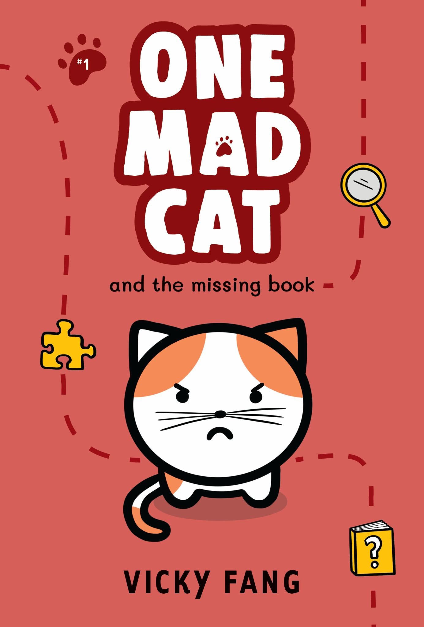 One Mad Cat and the Missing Book Cover Image