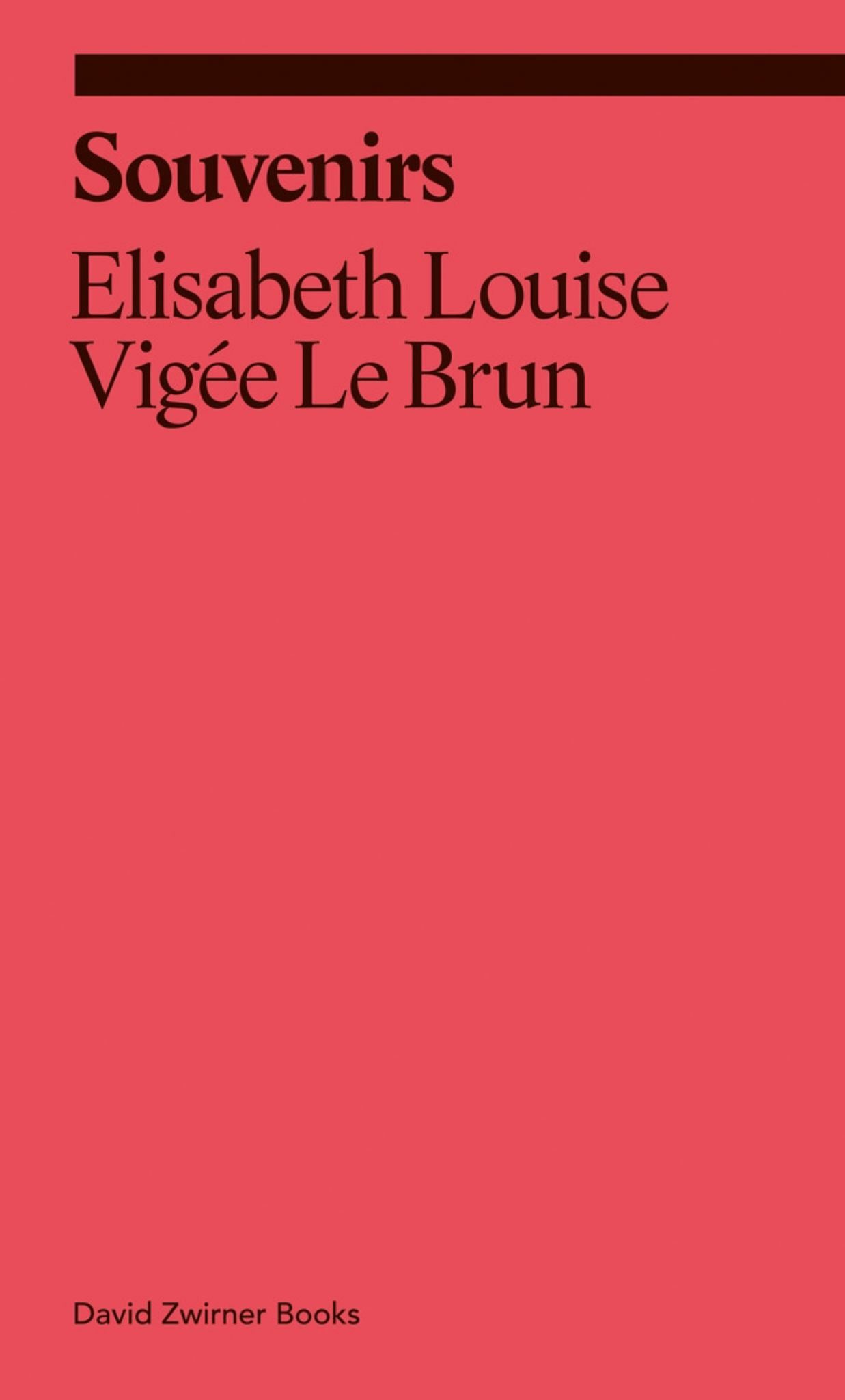 Souvenirs: from a Memoir Cover Image