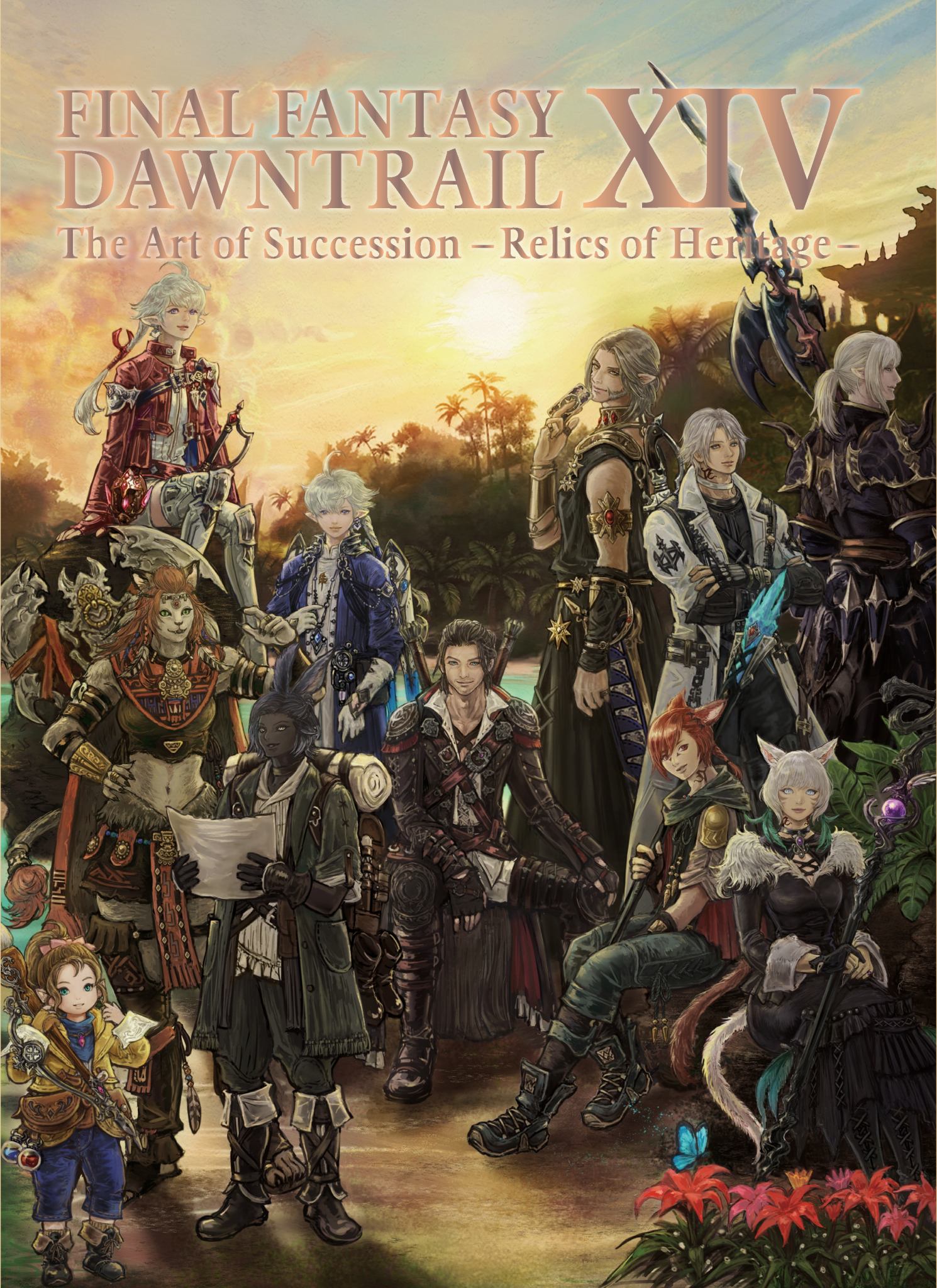 Final Fantasy XIV: Dawntrail -- the Art of Succession -Relics of Heritage- Cover Image