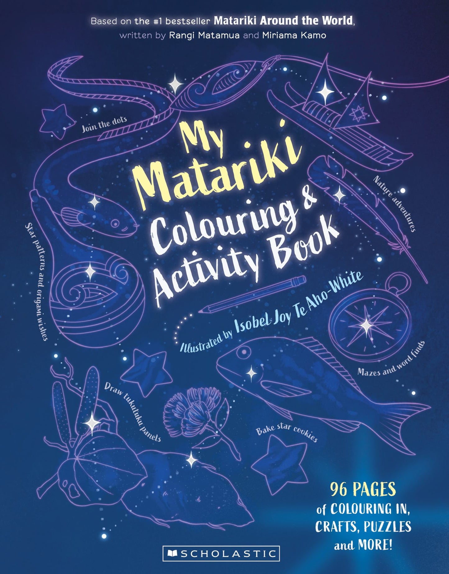My Matariki Colouring and Activity Book Cover Image