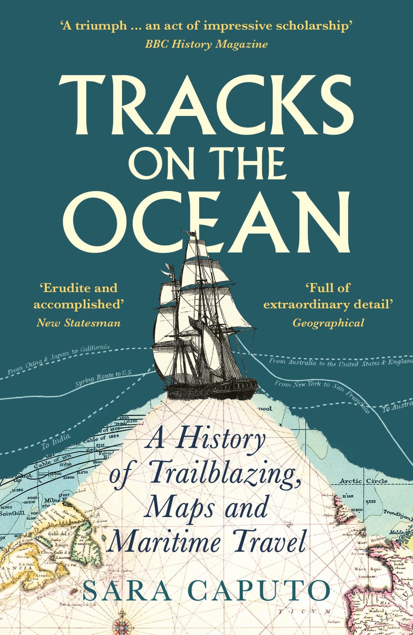 Tracks on the Ocean Cover Image