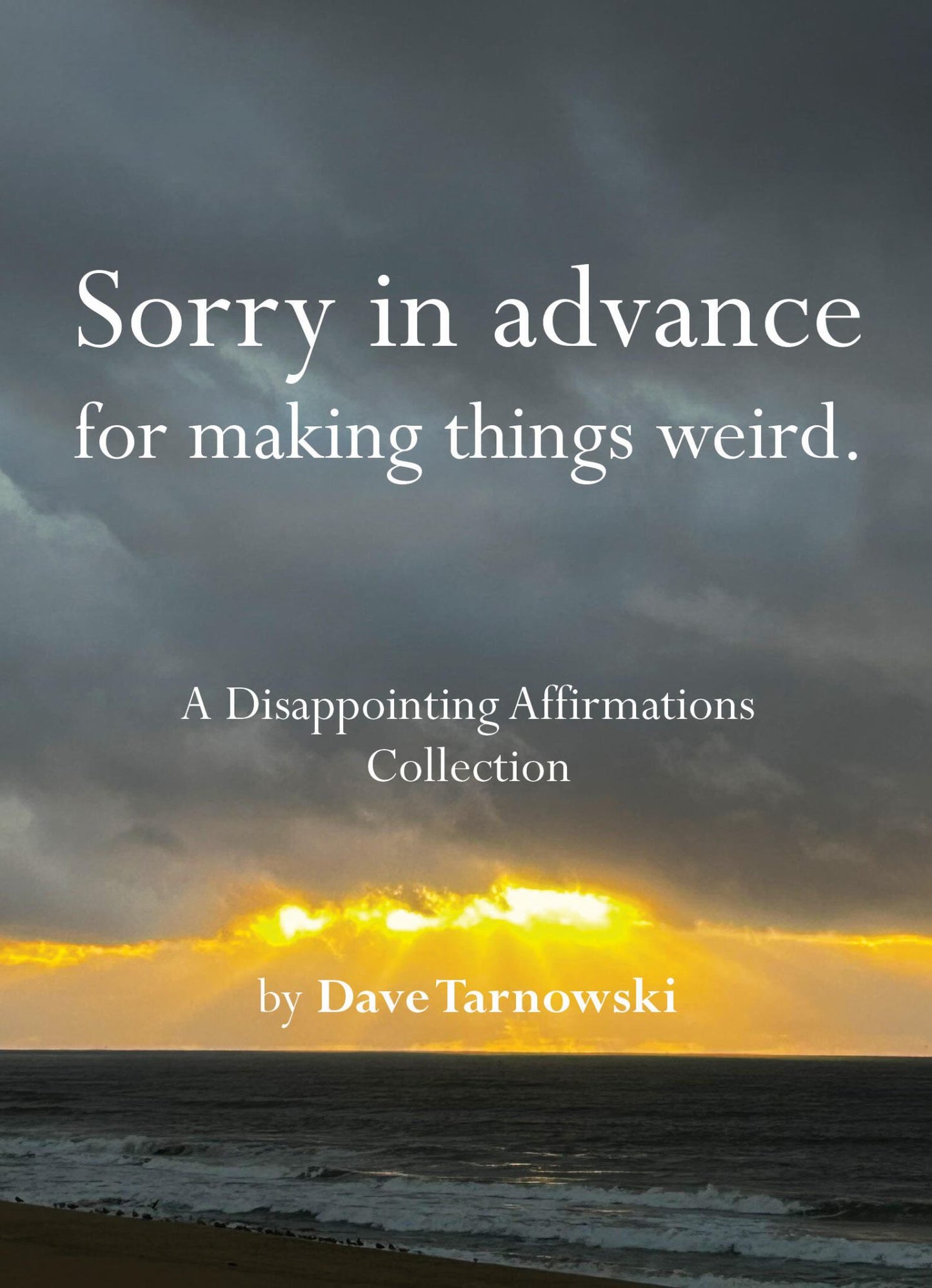Sorry in Advance for Making Things Weird Cover Image