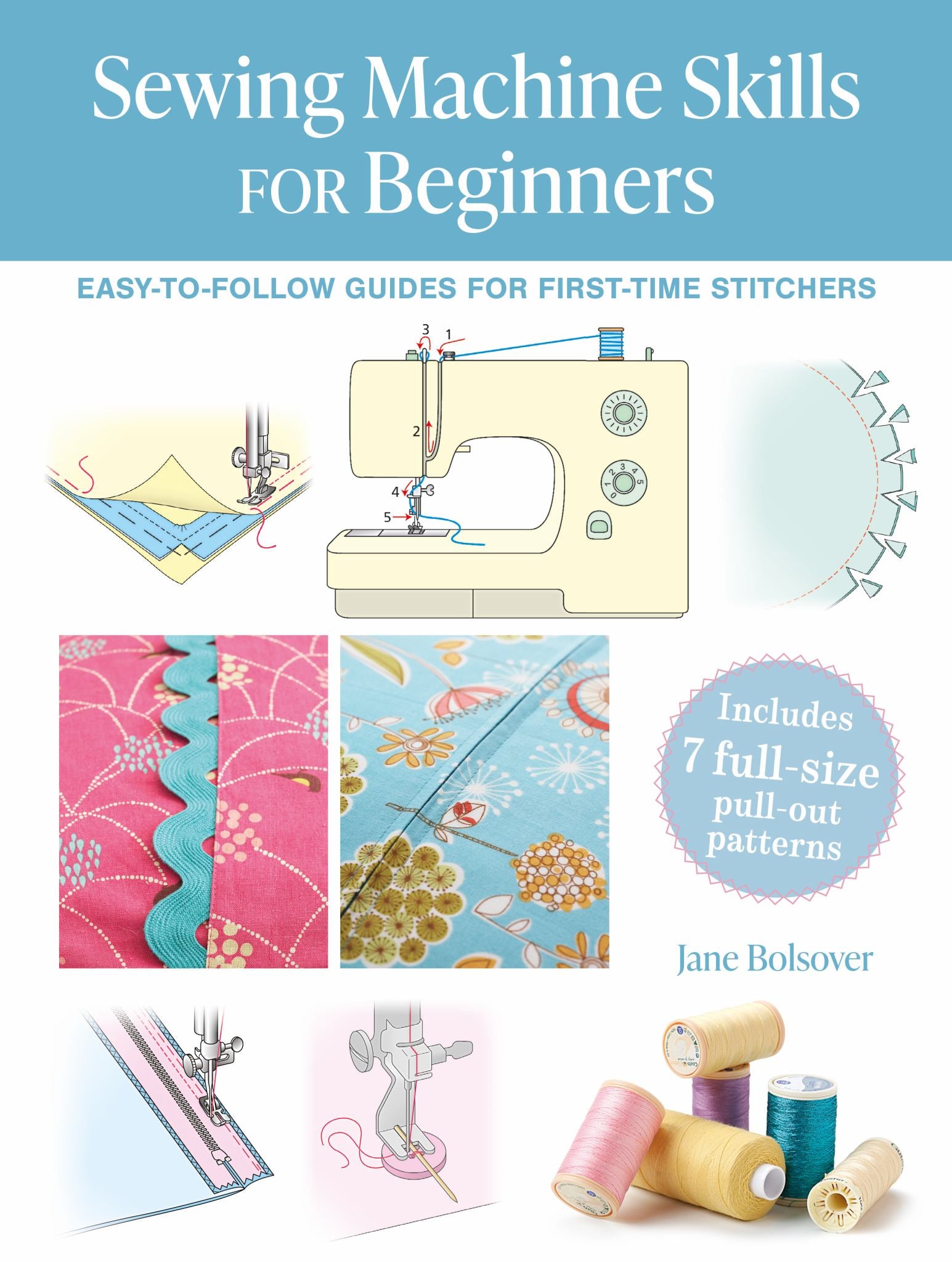Sewing Machine Skills for Beginners Cover Image