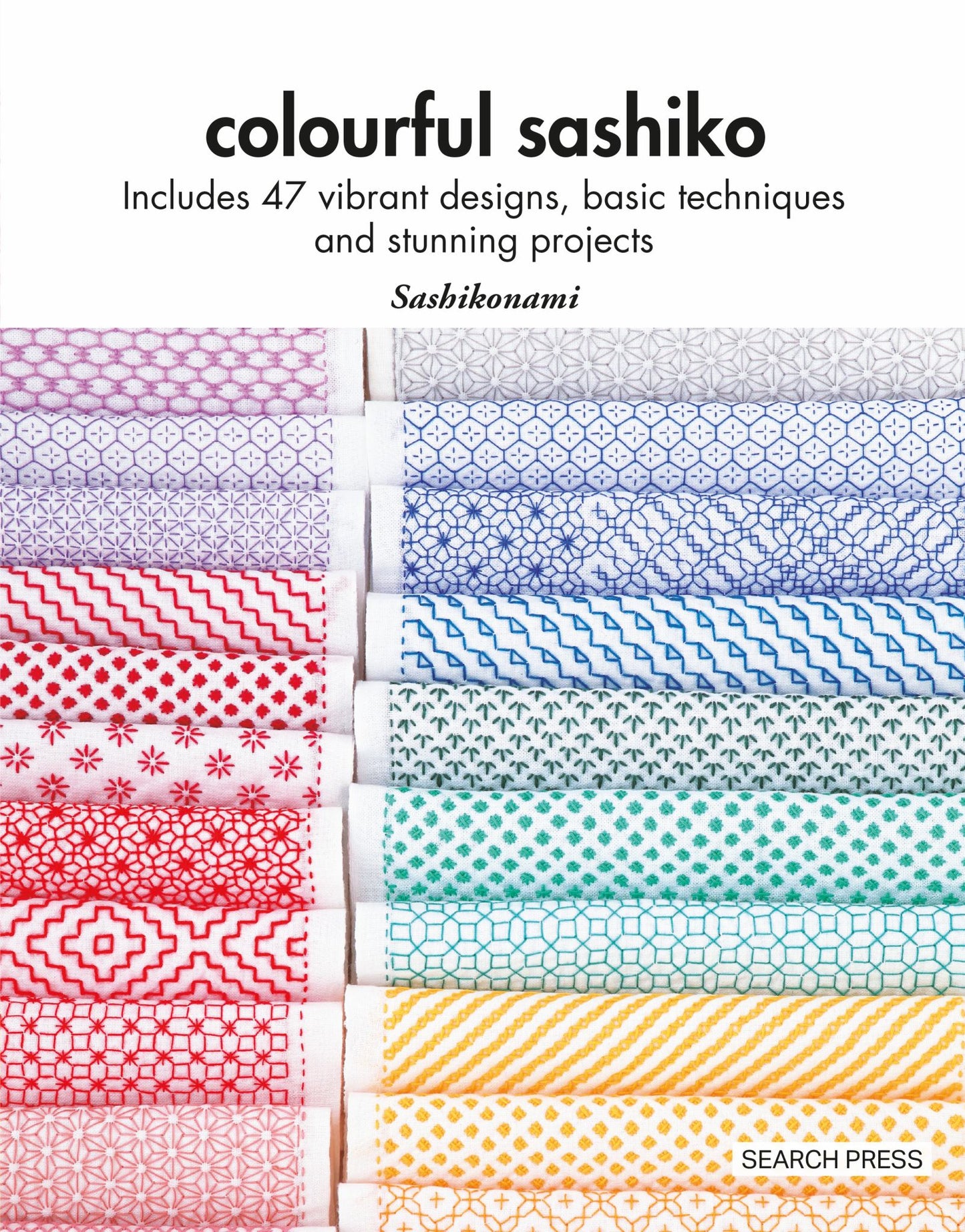 Colourful Sashiko Cover Image