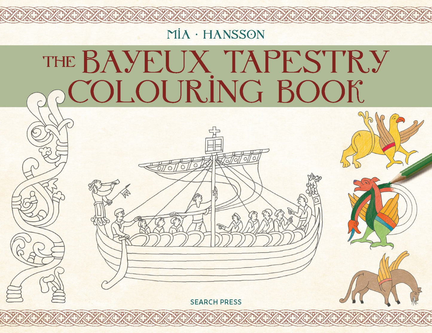 The Bayeux Tapestry Colouring Book Cover Image