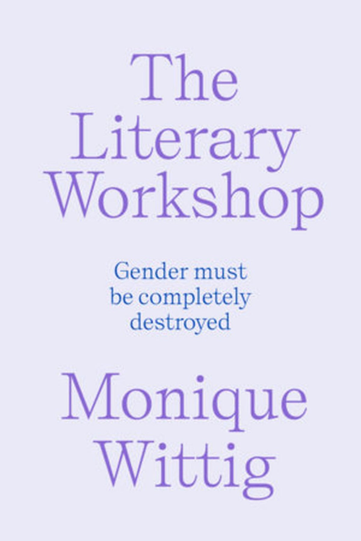 The Literary Workshop Cover Image