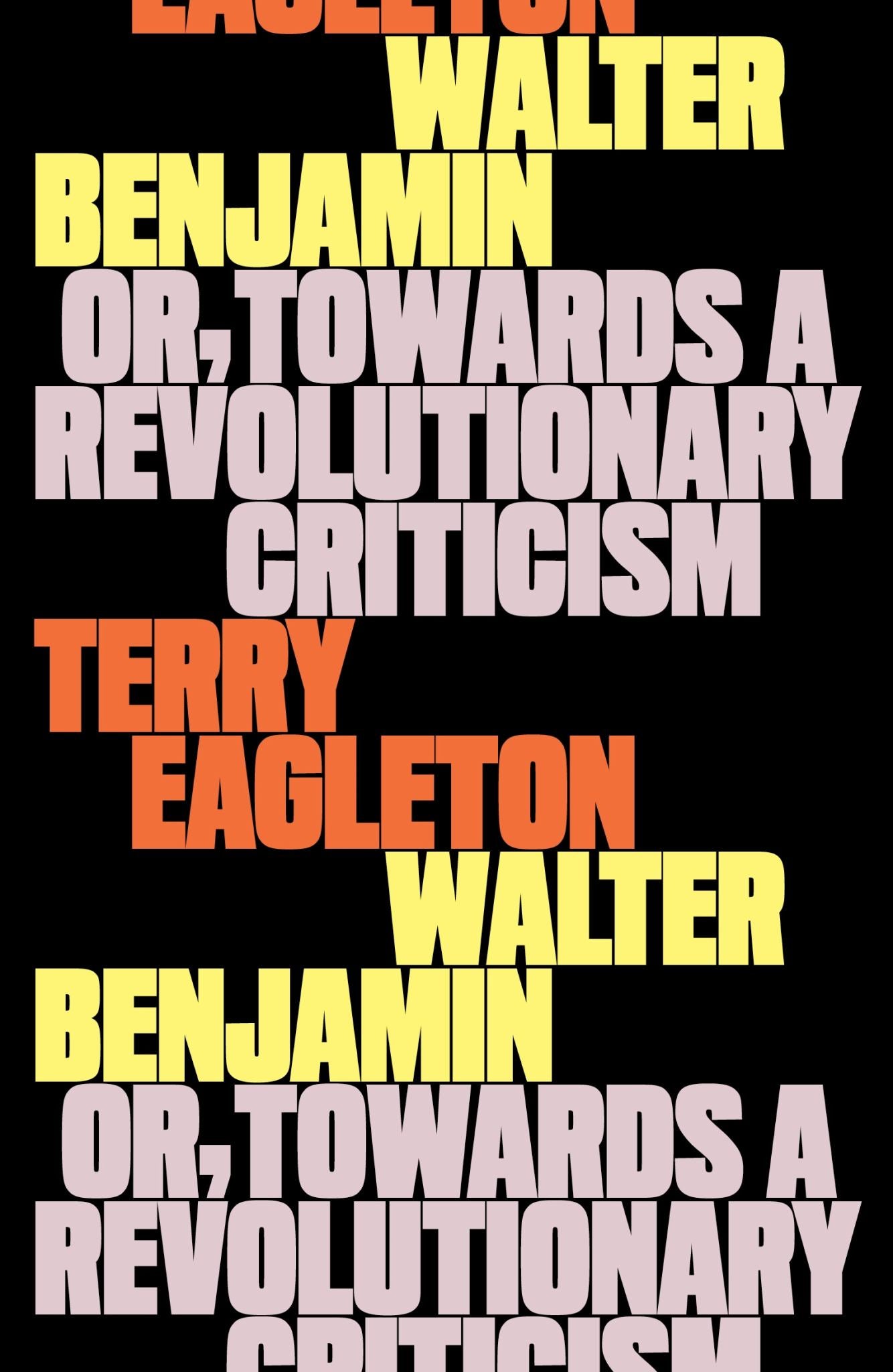 Walter Benjamin Cover Image