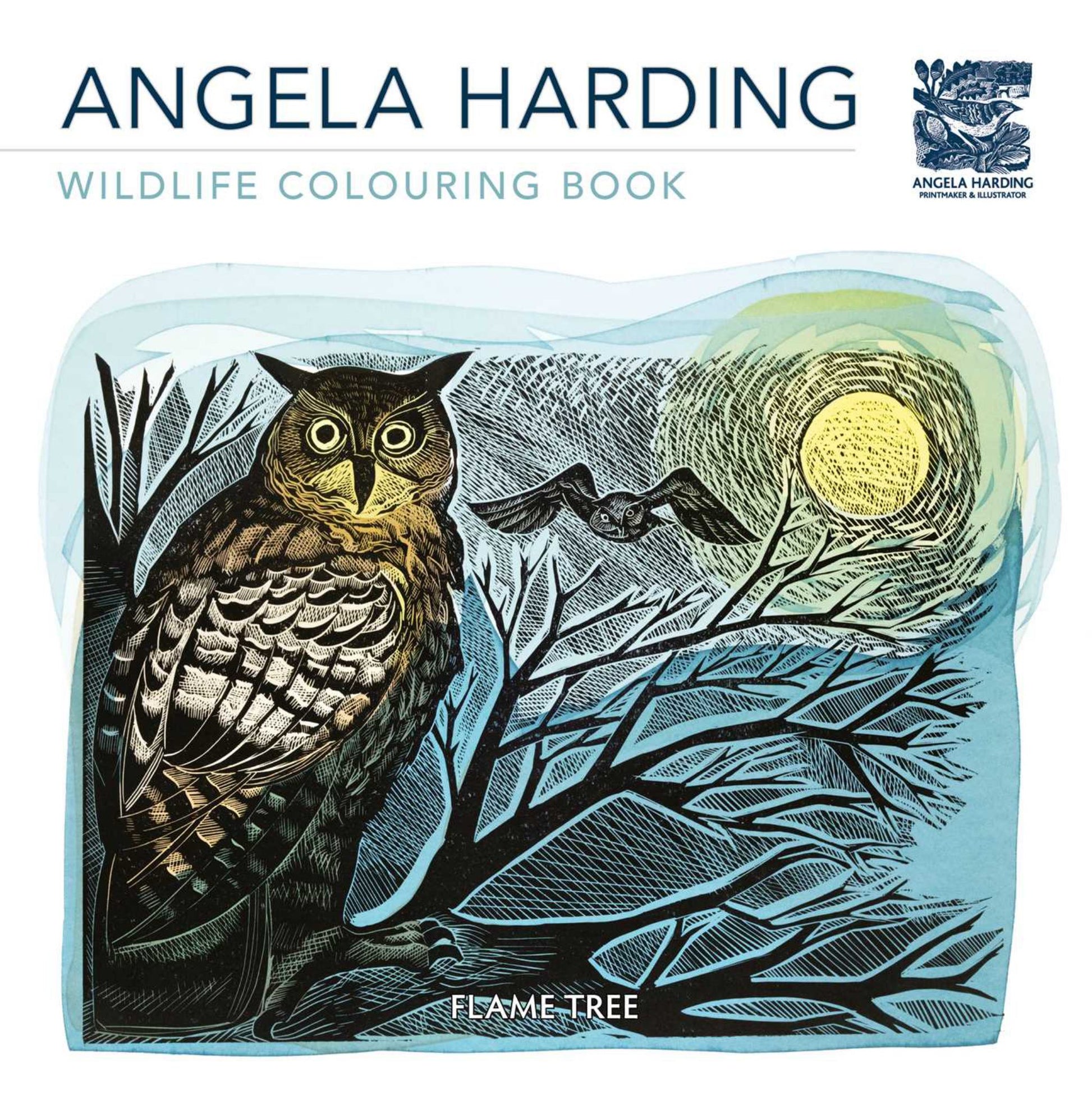 Wildlife (Angela Harding) Colouring Book Cover Image