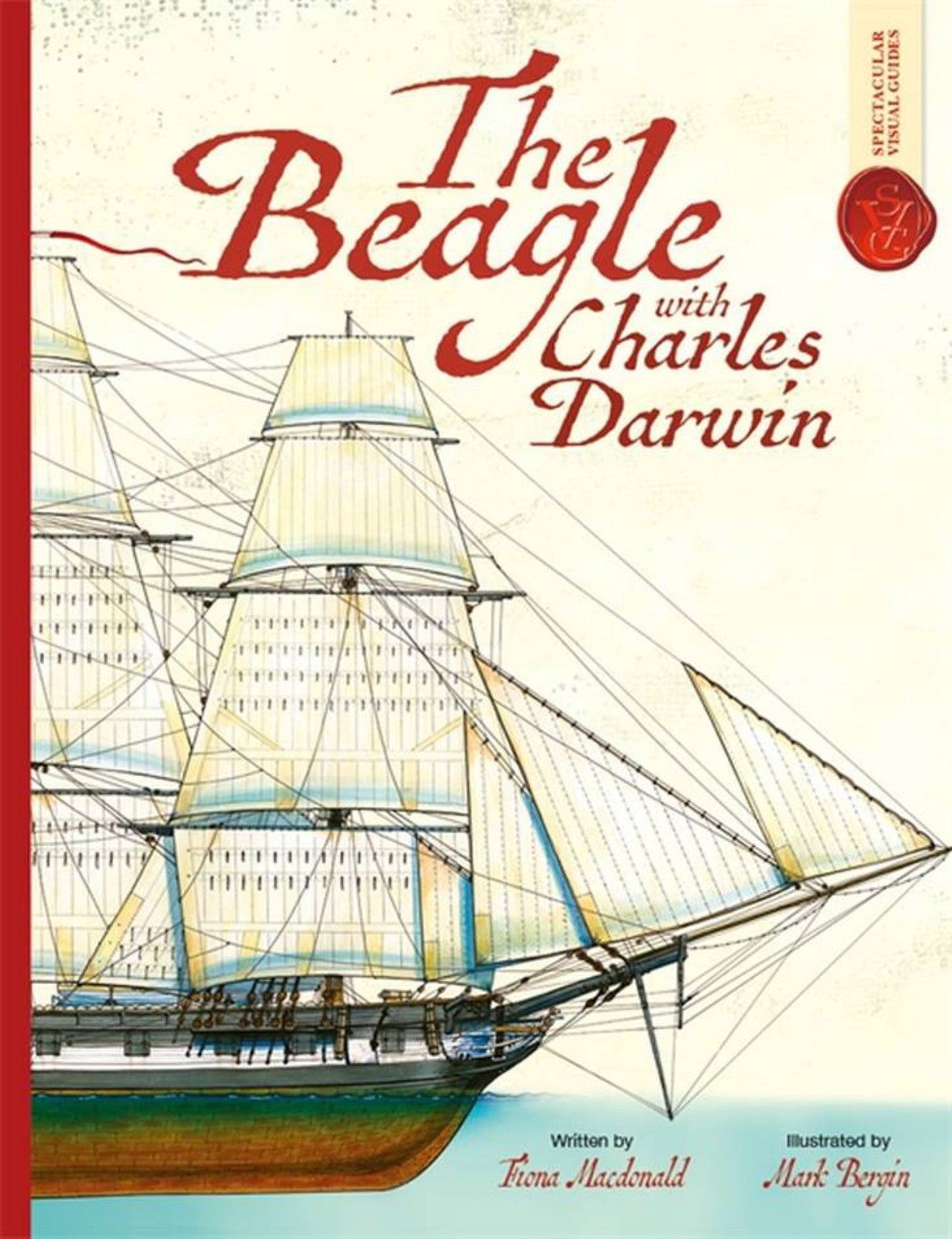 Beagle with Charles Darwin: Spectacular Visual Guides Cover Image