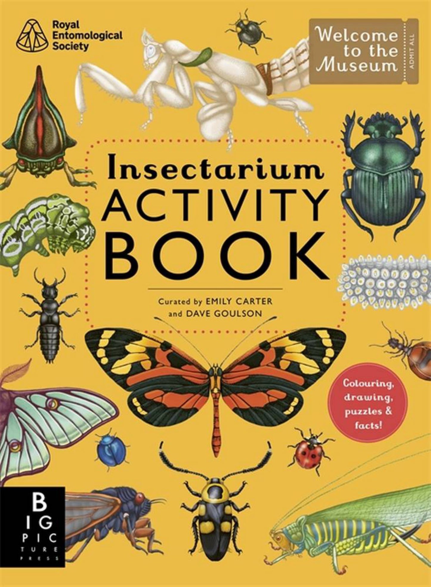 Insectarium Activity Book Cover Image