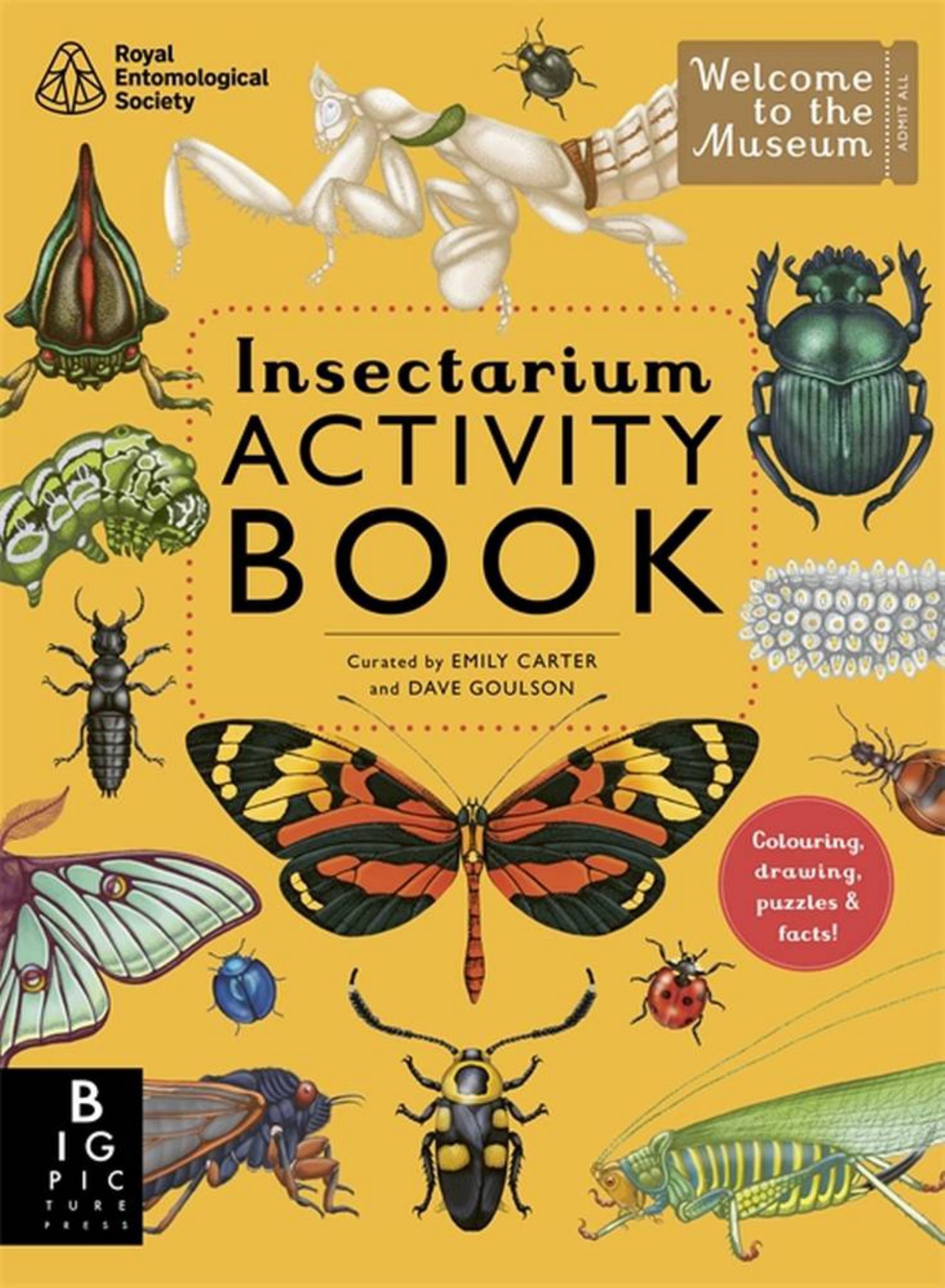 Insectarium Activity Book Cover Image