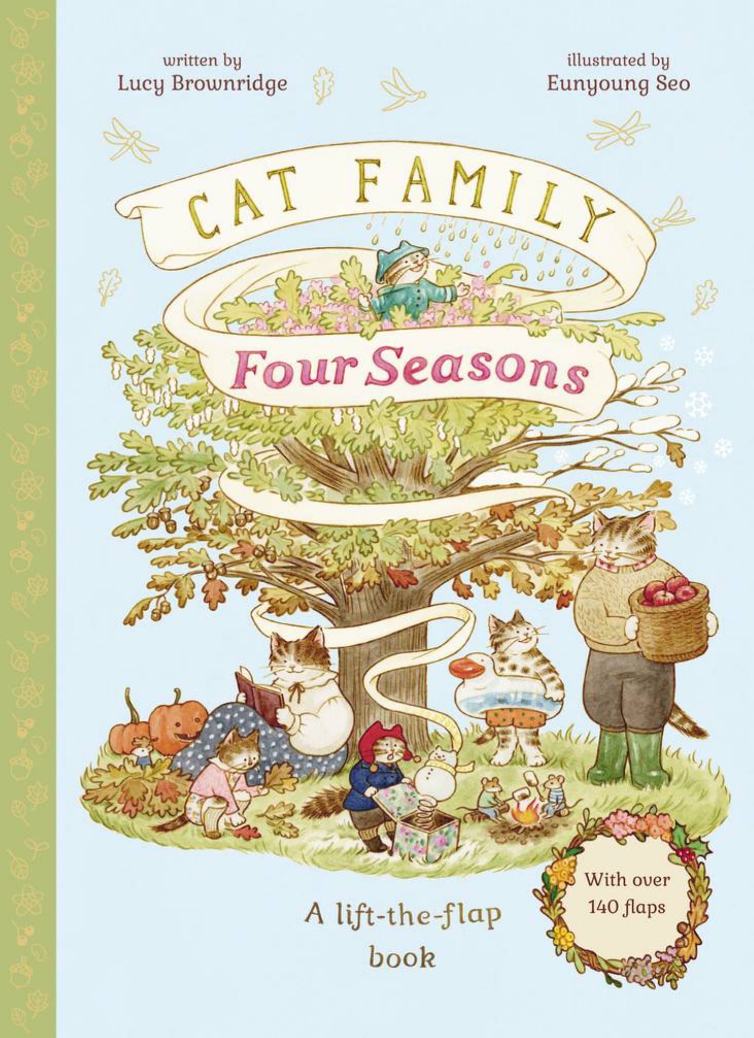 Cat Family Four Seasons Cover Image