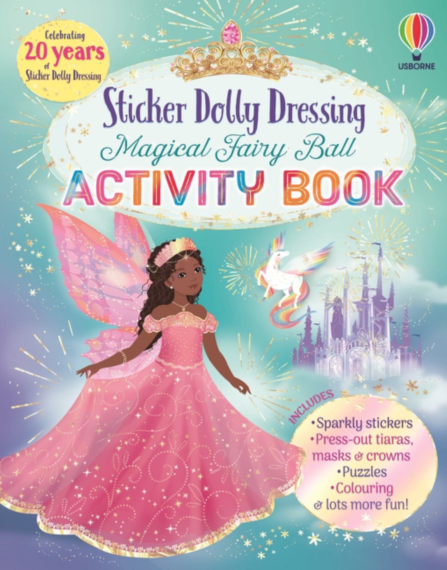 Sticker Dolly Dressing Magical Fairy Ball Activity Book Cover Image