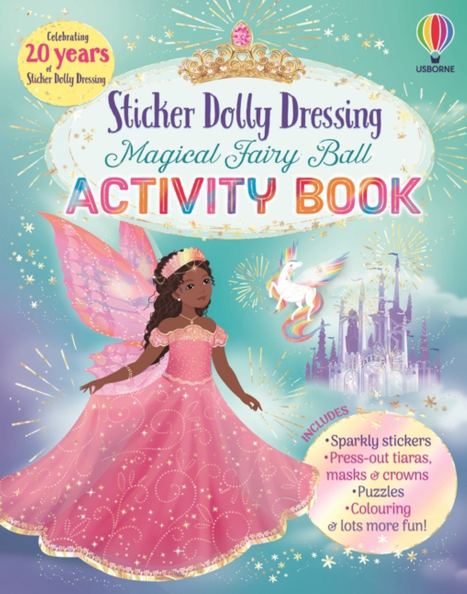 Sticker Dolly Dressing Magical Fairy Ball Activity Book Cover Image