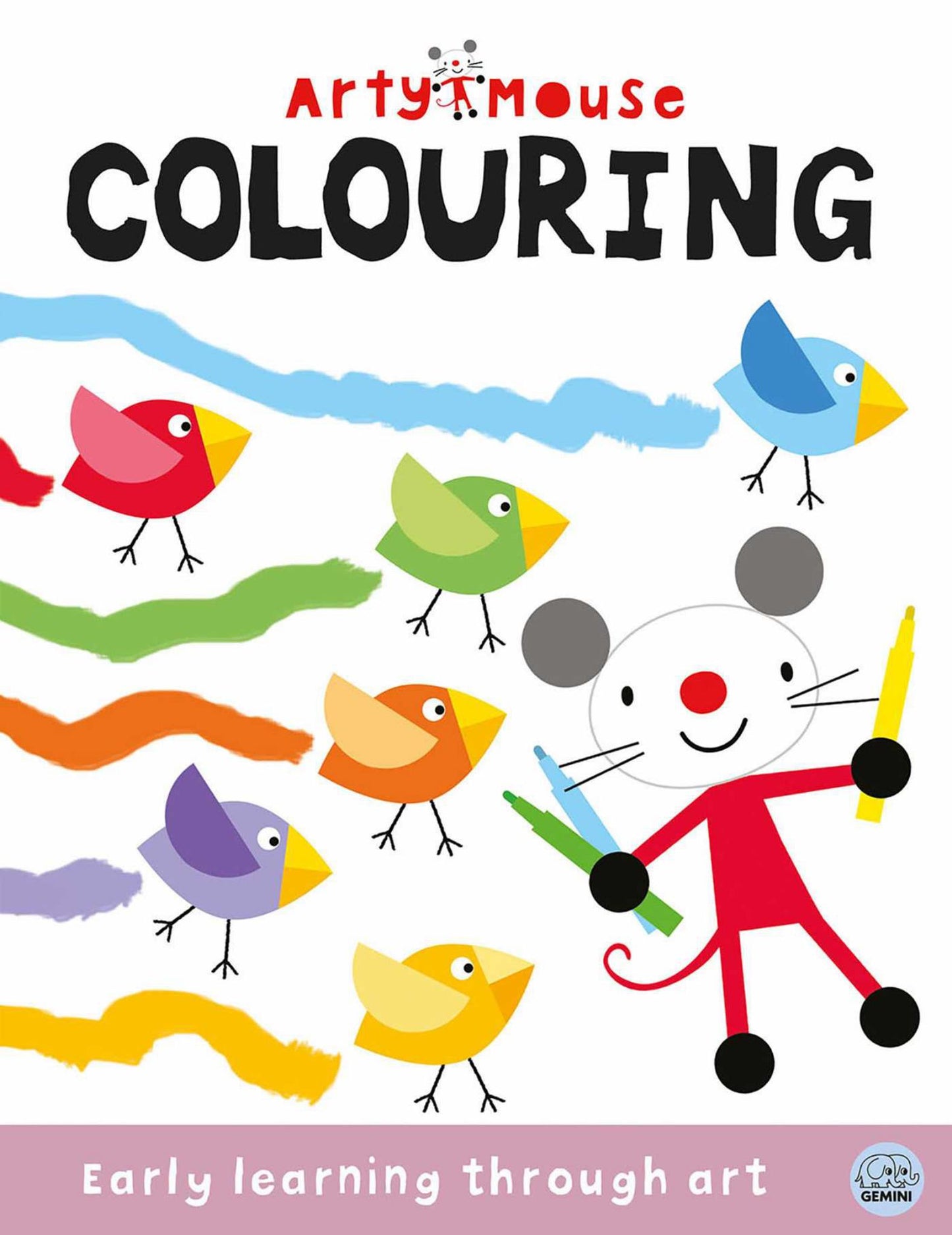 Arty Mouse Colouring Cover Image
