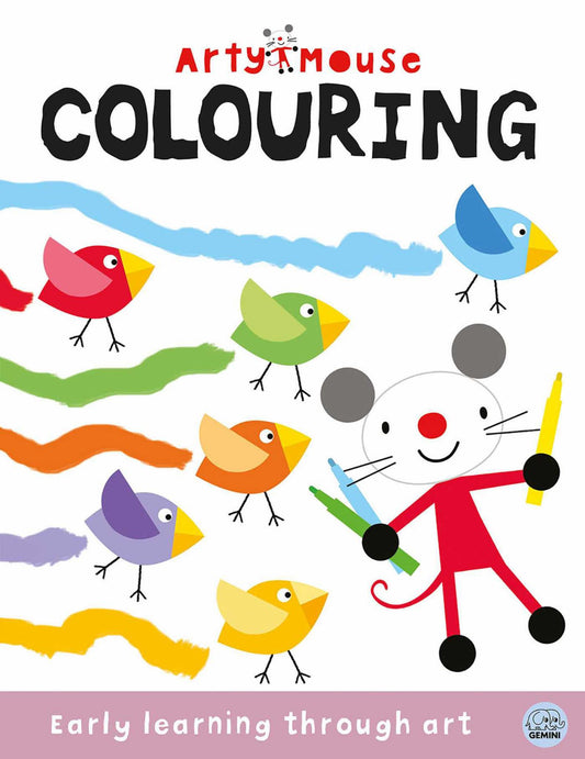 Arty Mouse Colouring Cover Image