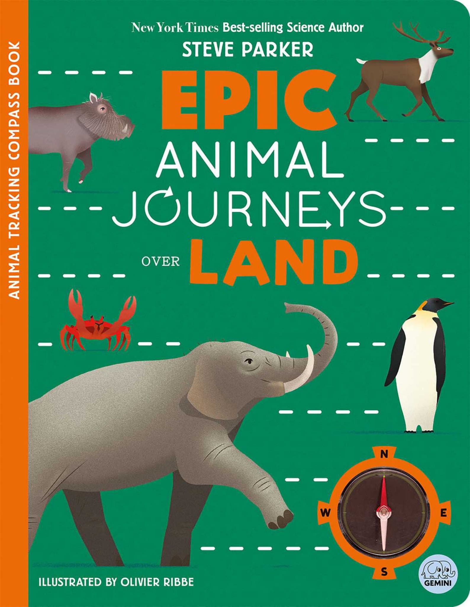 Epic Animal Journeys over Land Cover Image