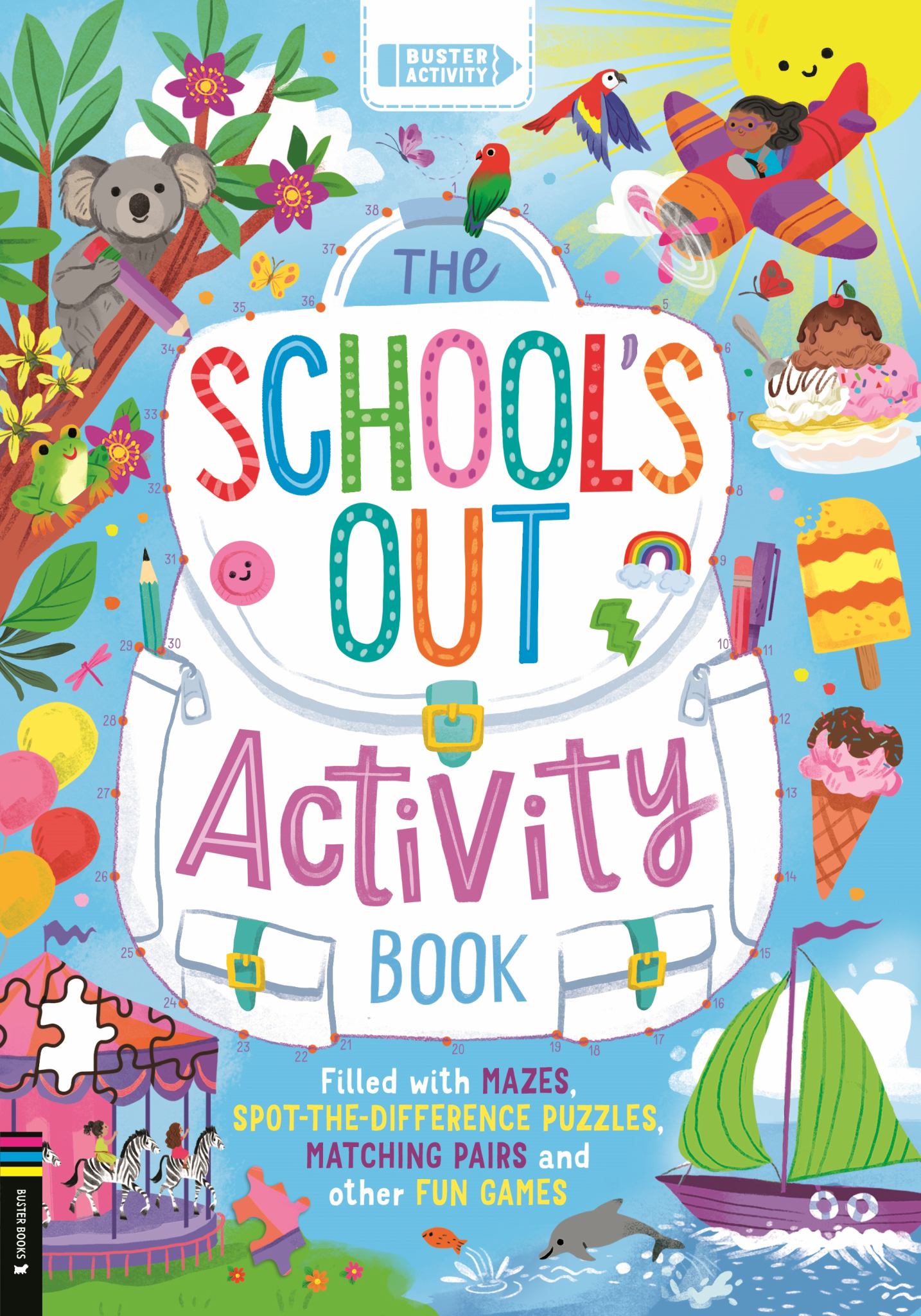 The School's Out Activity Book Cover Image