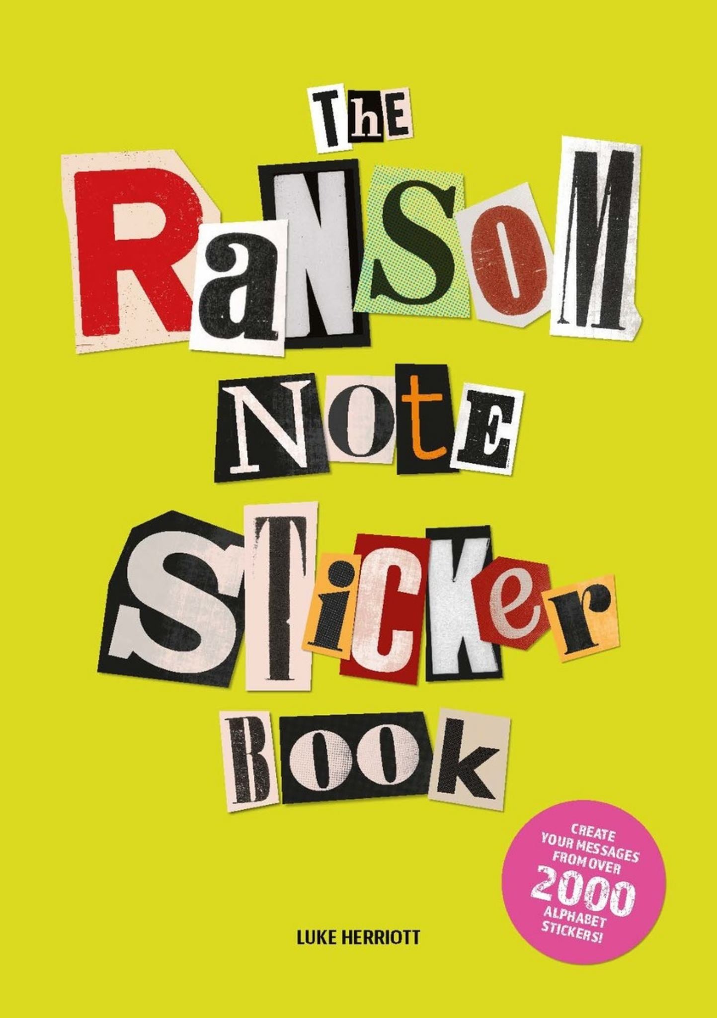 The Ransom Note Sticker Book Cover Image
