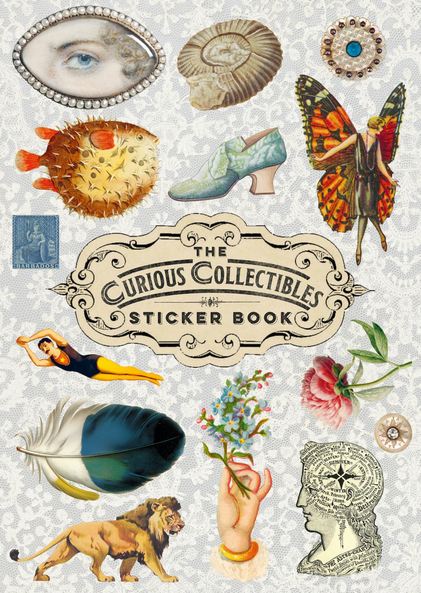 The Curious Collectibles Sticker Book Cover Image