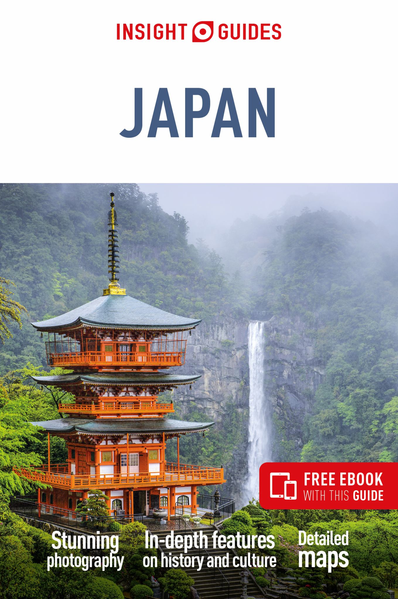Insight Guides Japan: Travel Guide with EBook Cover Image