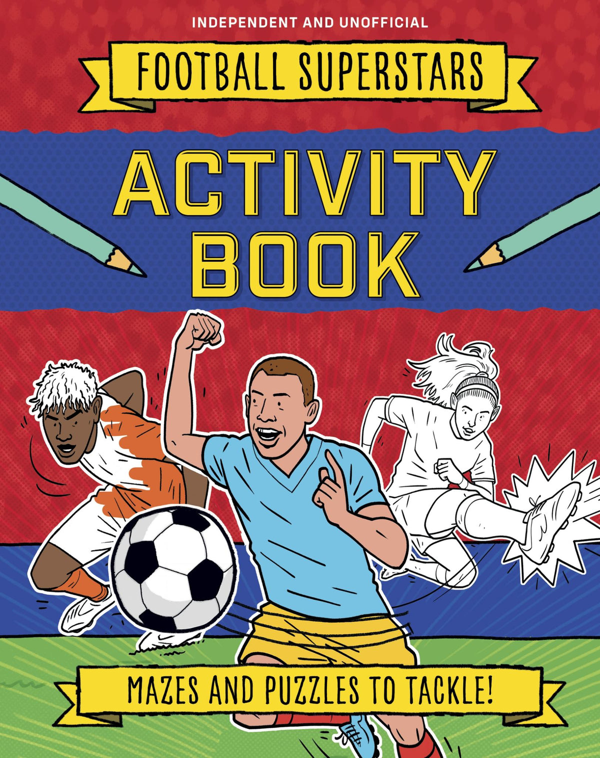 Football Superstars: Activities Book Cover Image