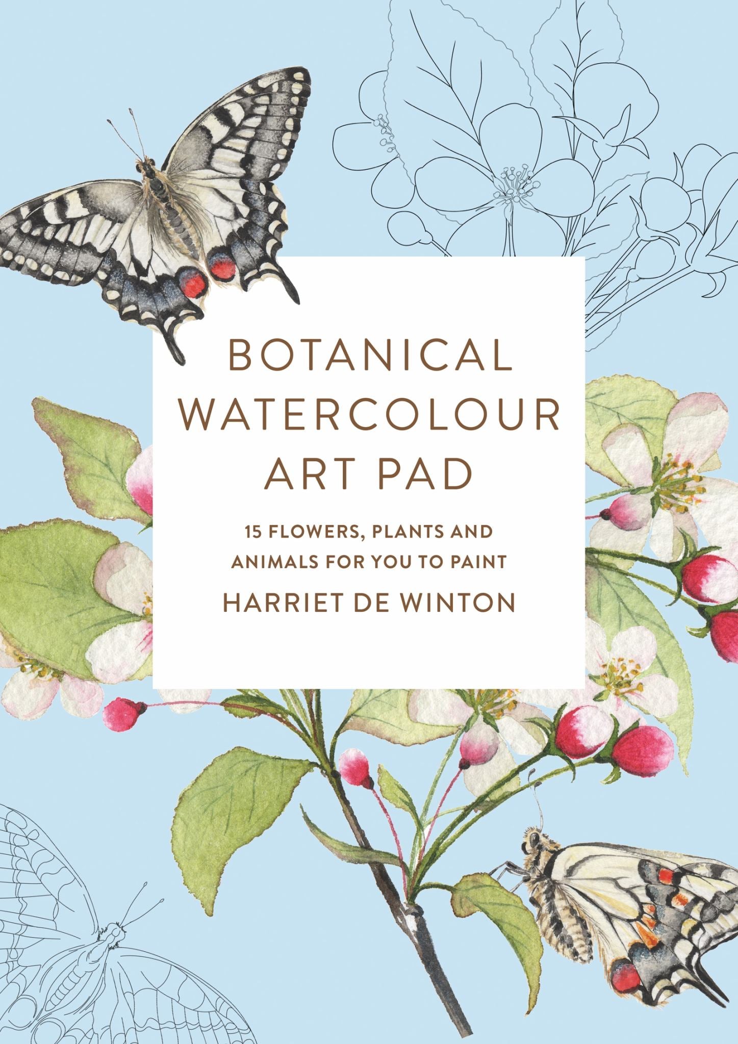 Botanical Watercolour Art Pad Cover Image