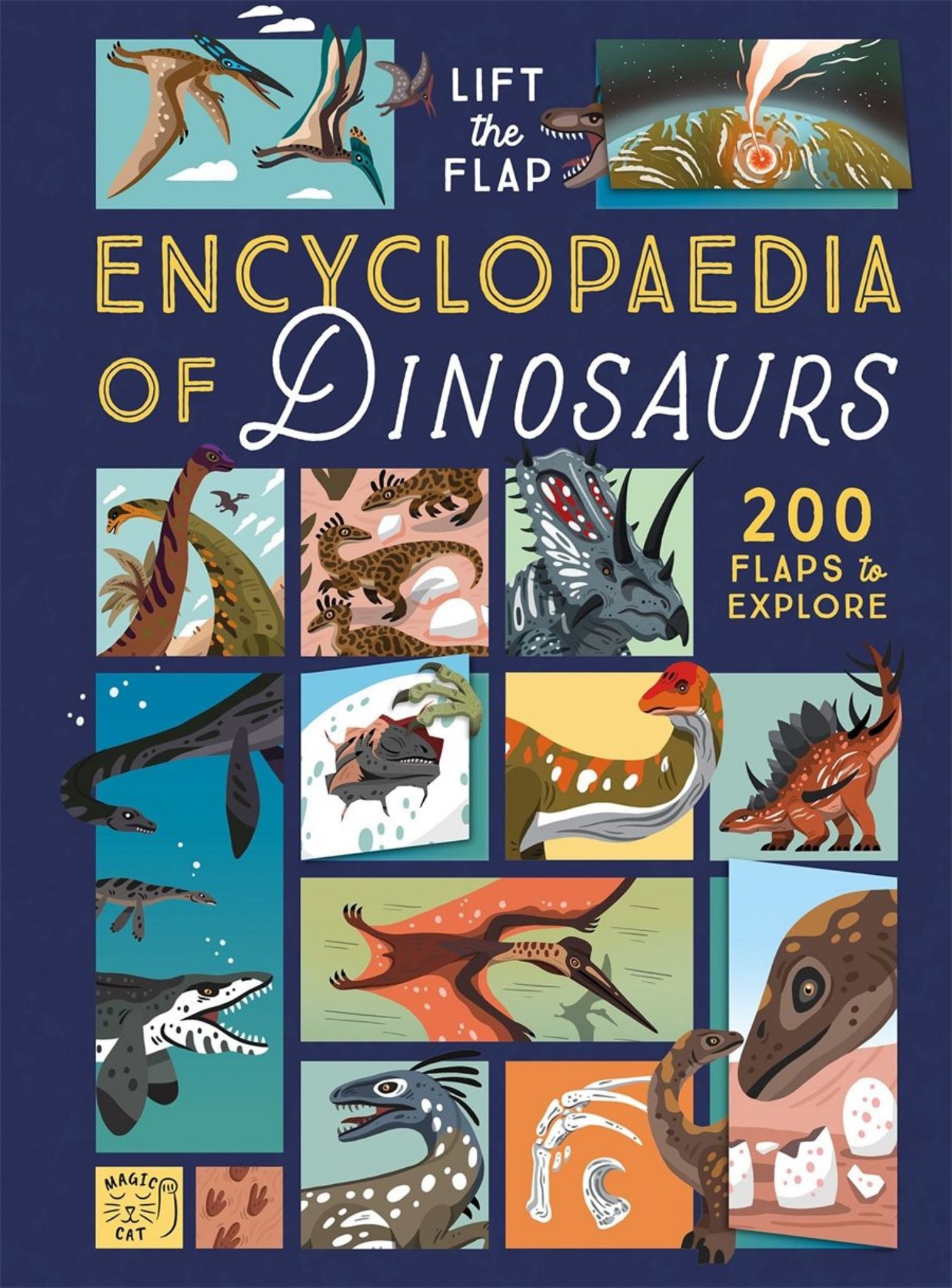 The Lift-The-Flap Encyclopaedia of Dinosaurs Cover Image