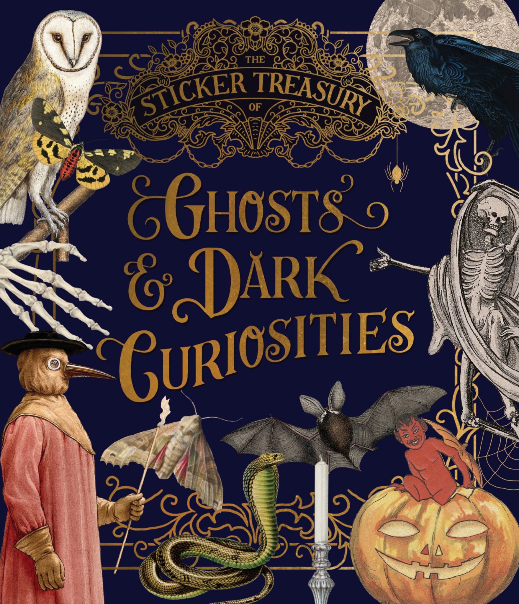 The Sticker Treasury of Ghosts and Dark Curiosities Cover Image