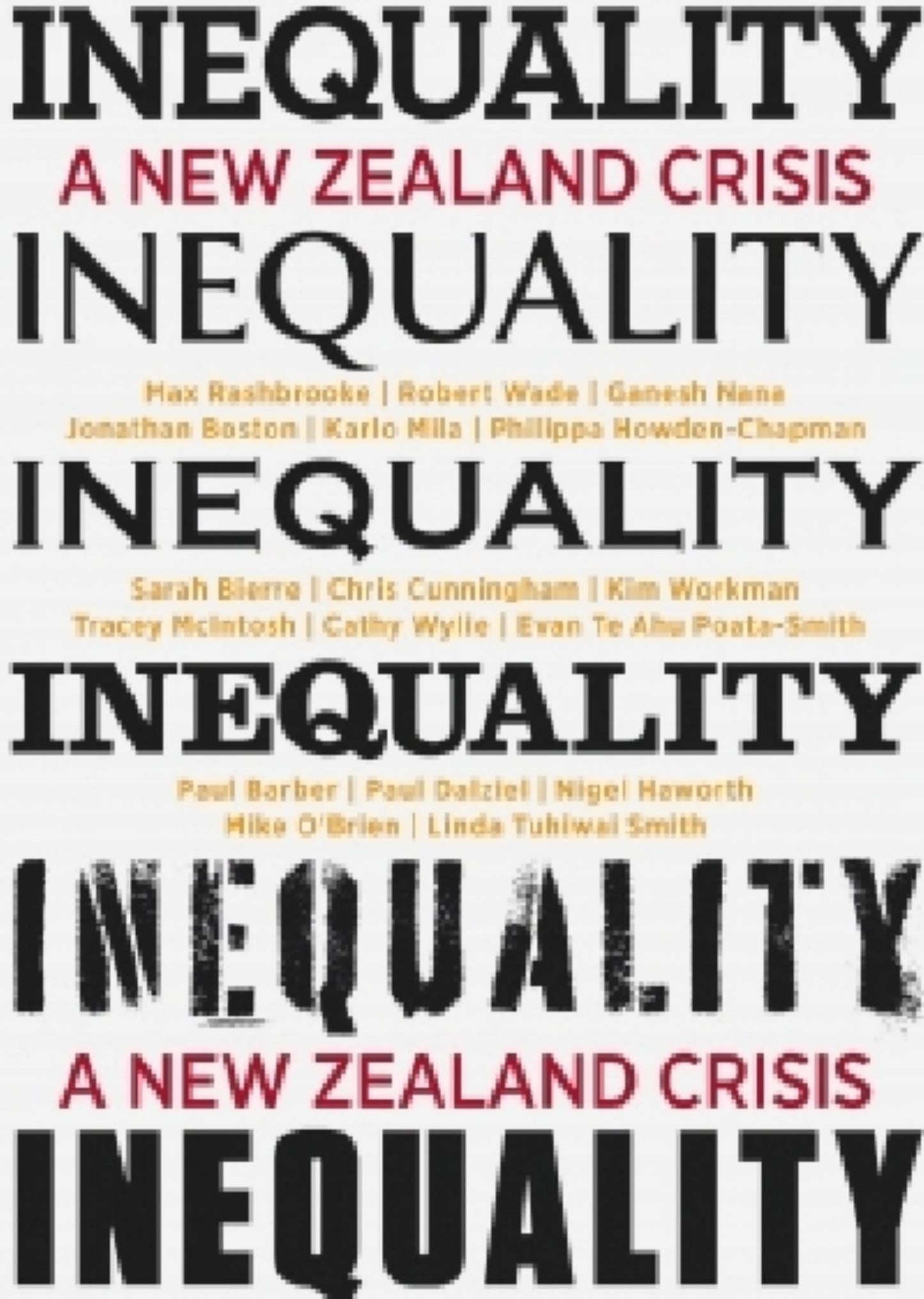 Inequality a New Zealand Crisis Cover Image