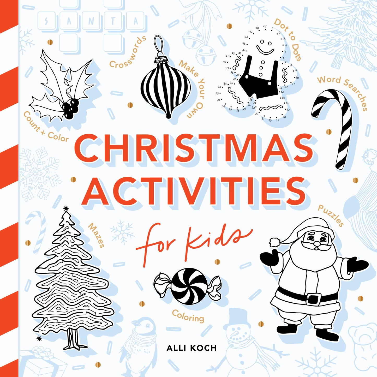Christmas Activities: a Holiday Activity Book for Kids Cover Image