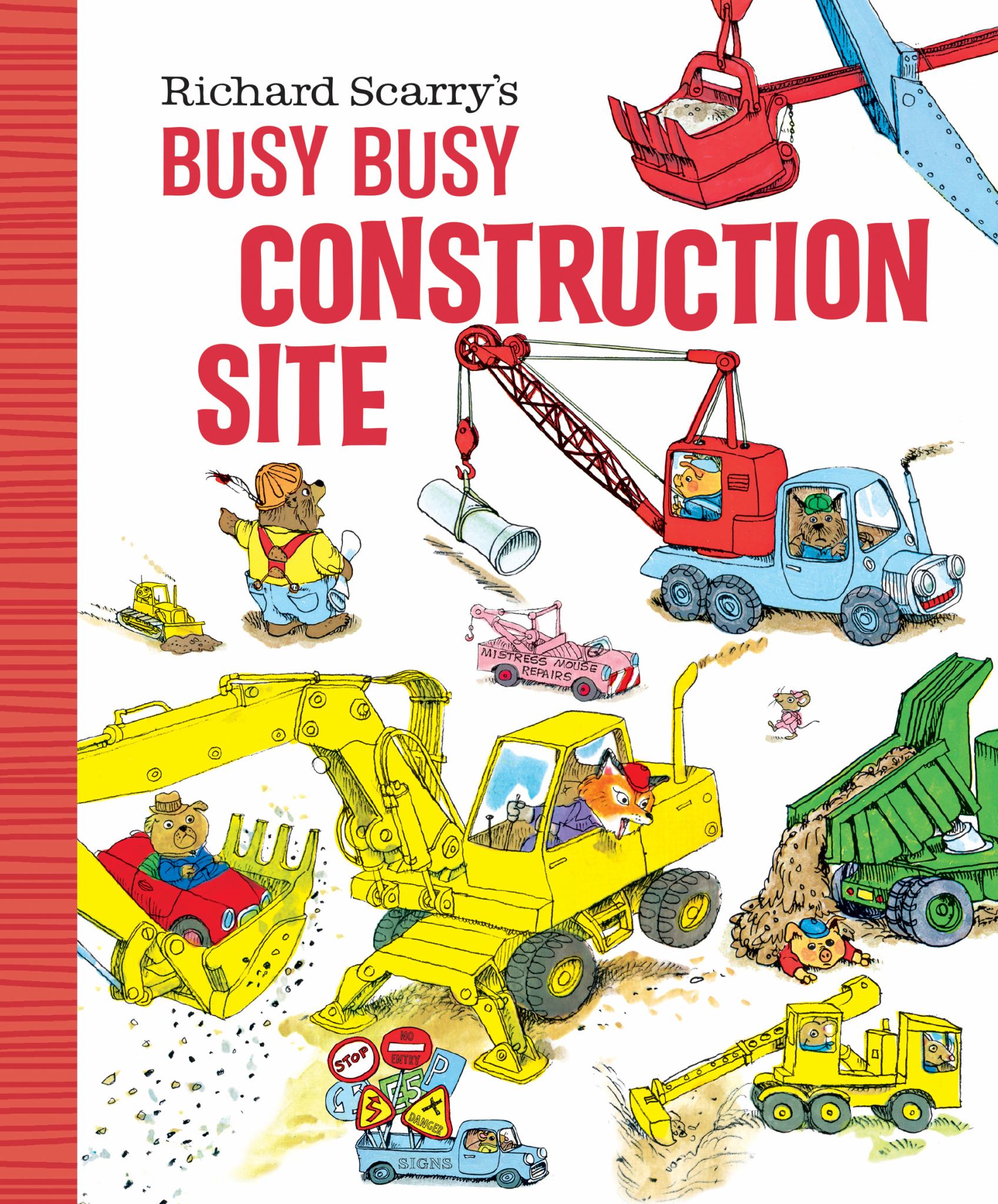 Richard Scarry's Busy Busy Construction Site Cover Image