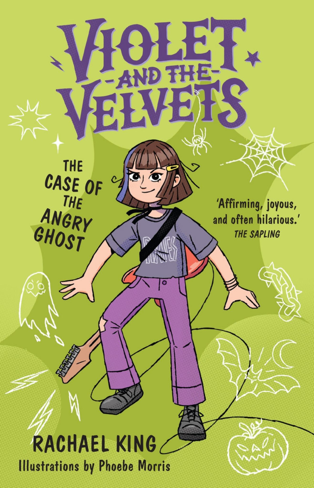 The Case of the Angry Ghost: Violet and the Velvets Book 2 Cover Image
