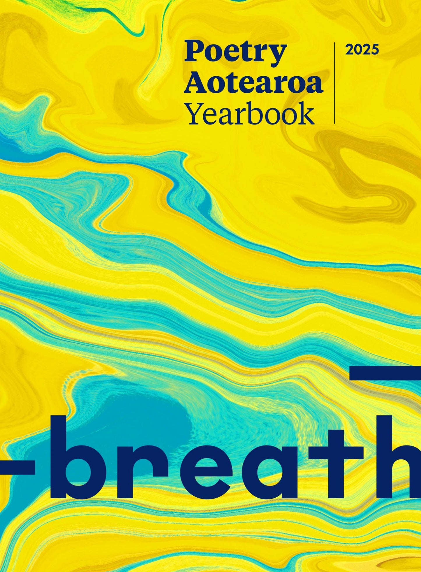 Poetry Aotearoa Yearbook 2025 Cover Image