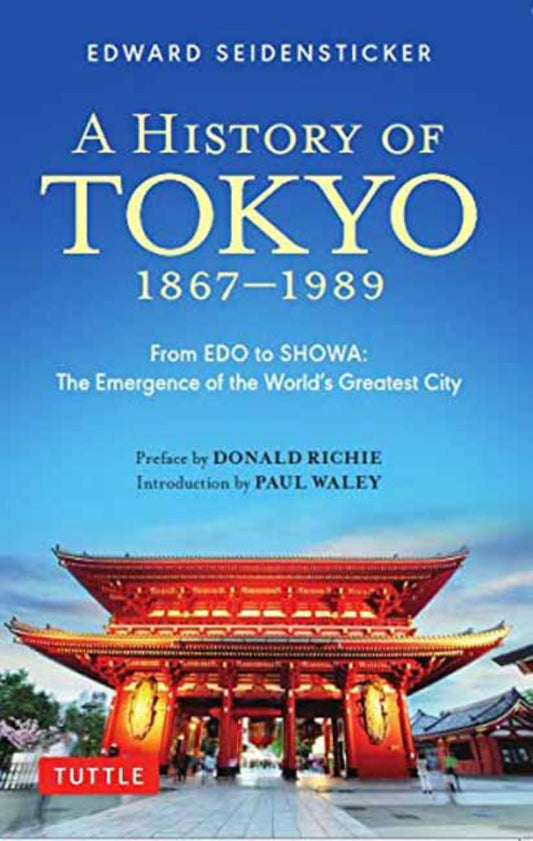 A History of Tokyo 1867-1989 Cover Image