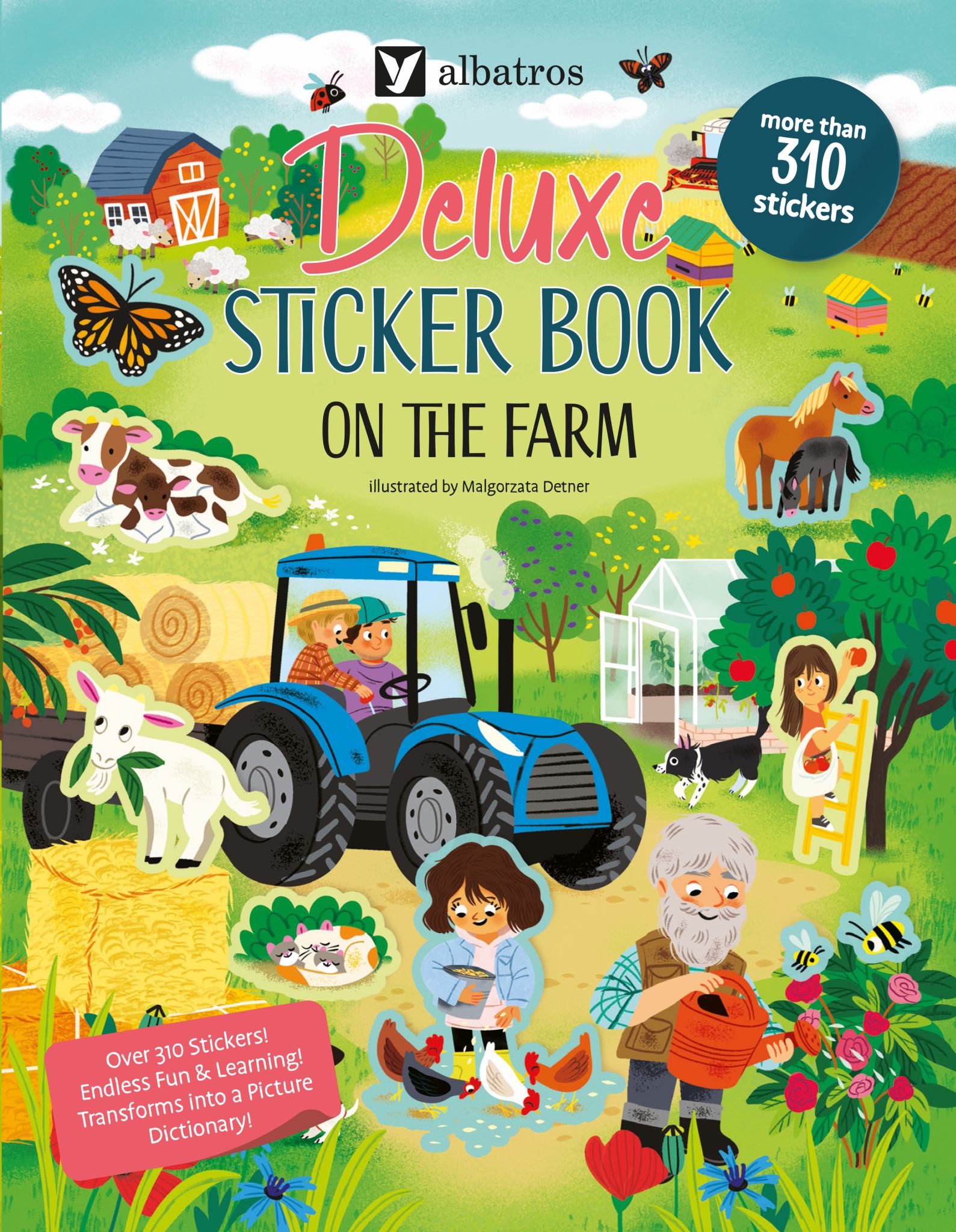 Deluxe Sticker Book: on the Farm Cover Image