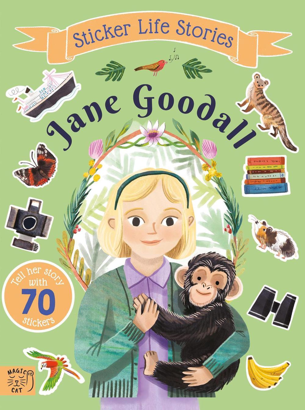 Jane Goodall Sticker Life Stories