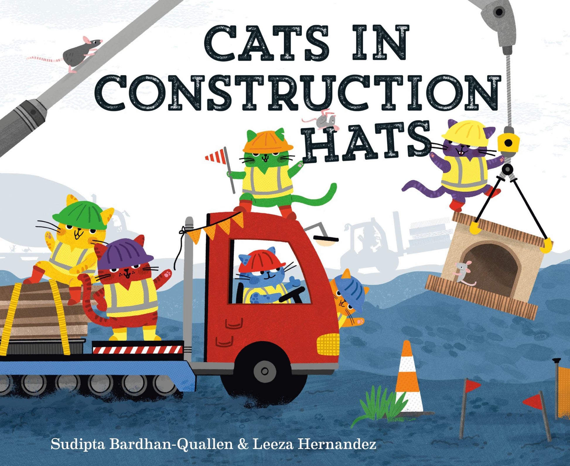 Cats in Construction Hats Cover Image