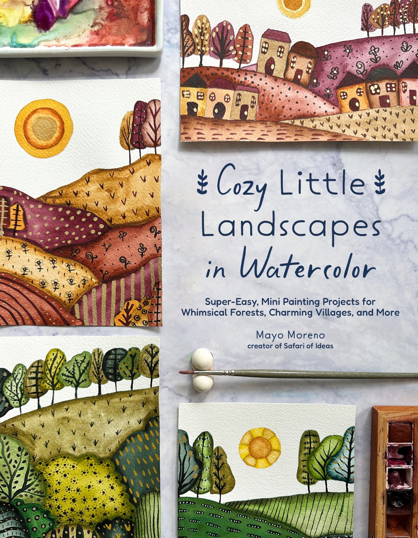 Cozy Little Landscapes in Watercolor Cover Image