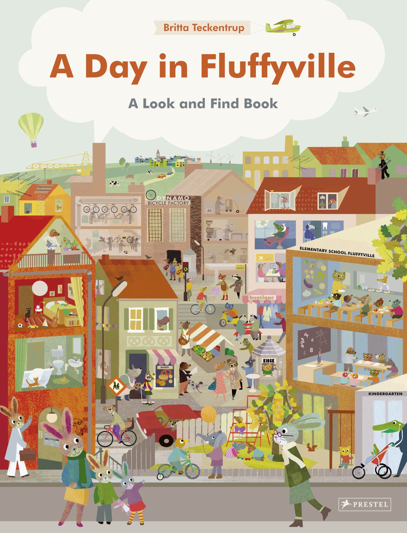 Day in Fluffyville: A Look-&-Find-Book Cover Image