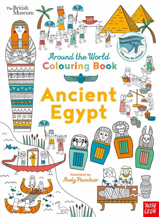 Ancient Egypt (Around the World Colouring) Cover Image