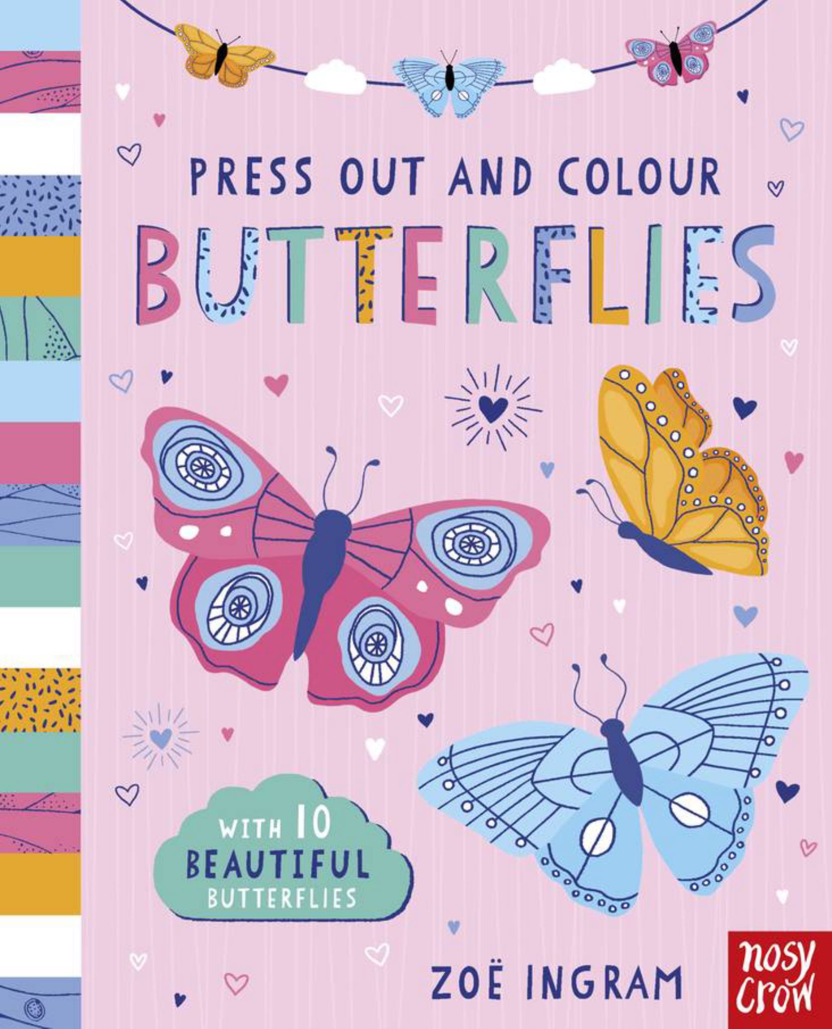 Press Out and Colour : Butterflies Cover Image