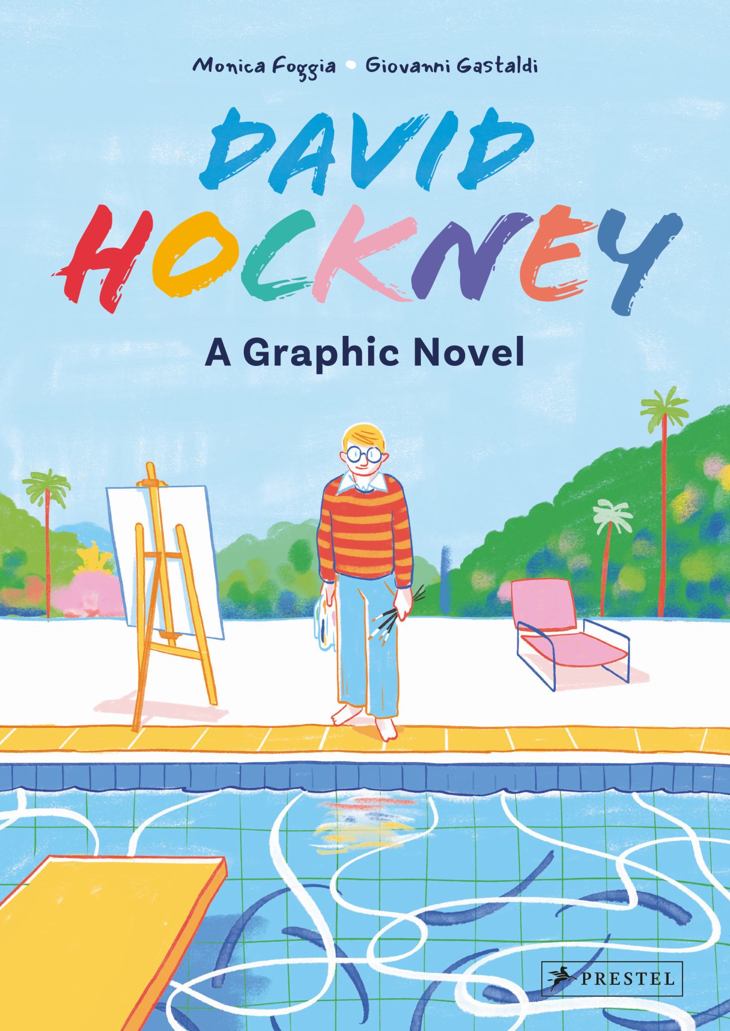 David Hockney A Graphic Novel Cover Image
