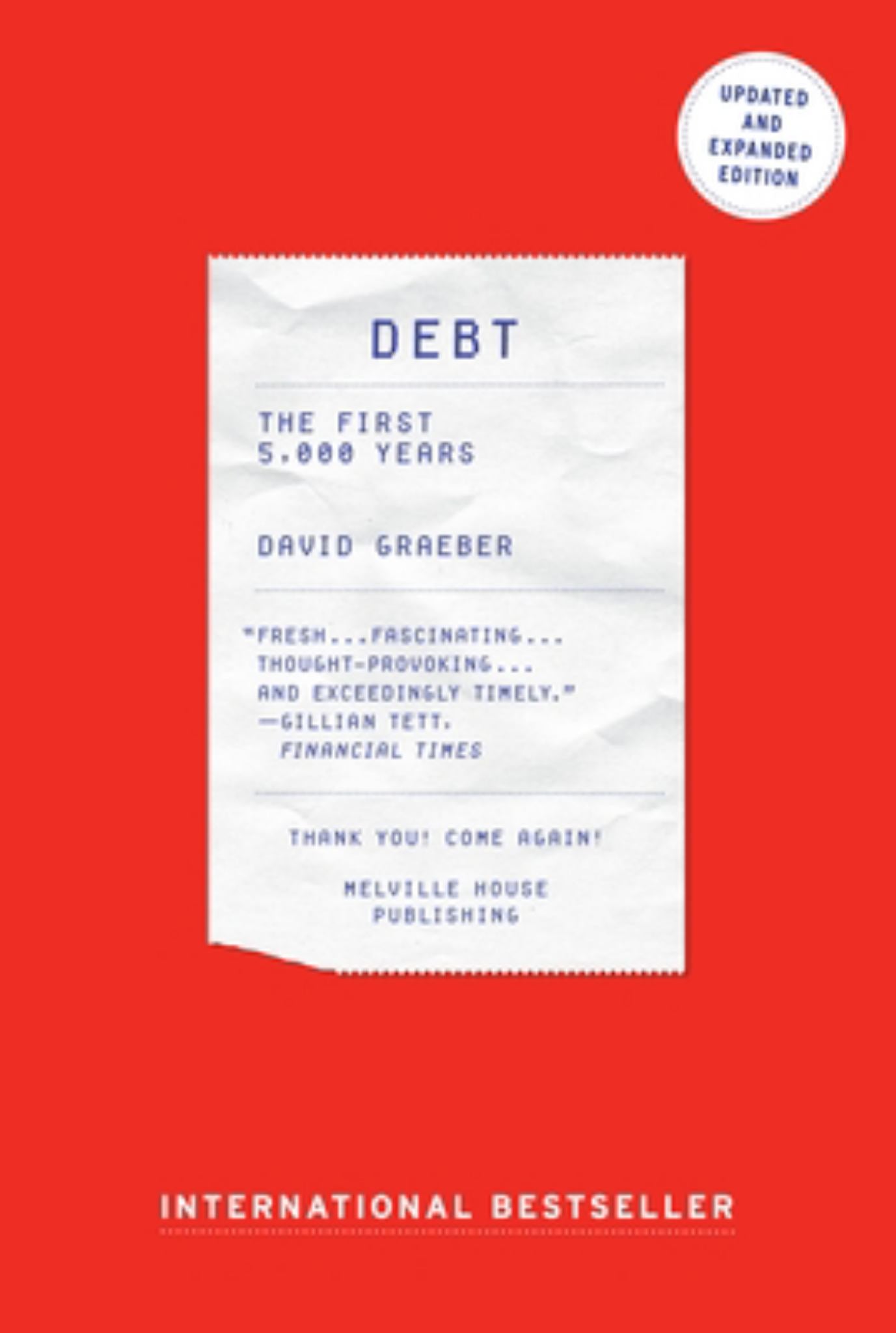 Debt : the First 5,000 Years Cover Image