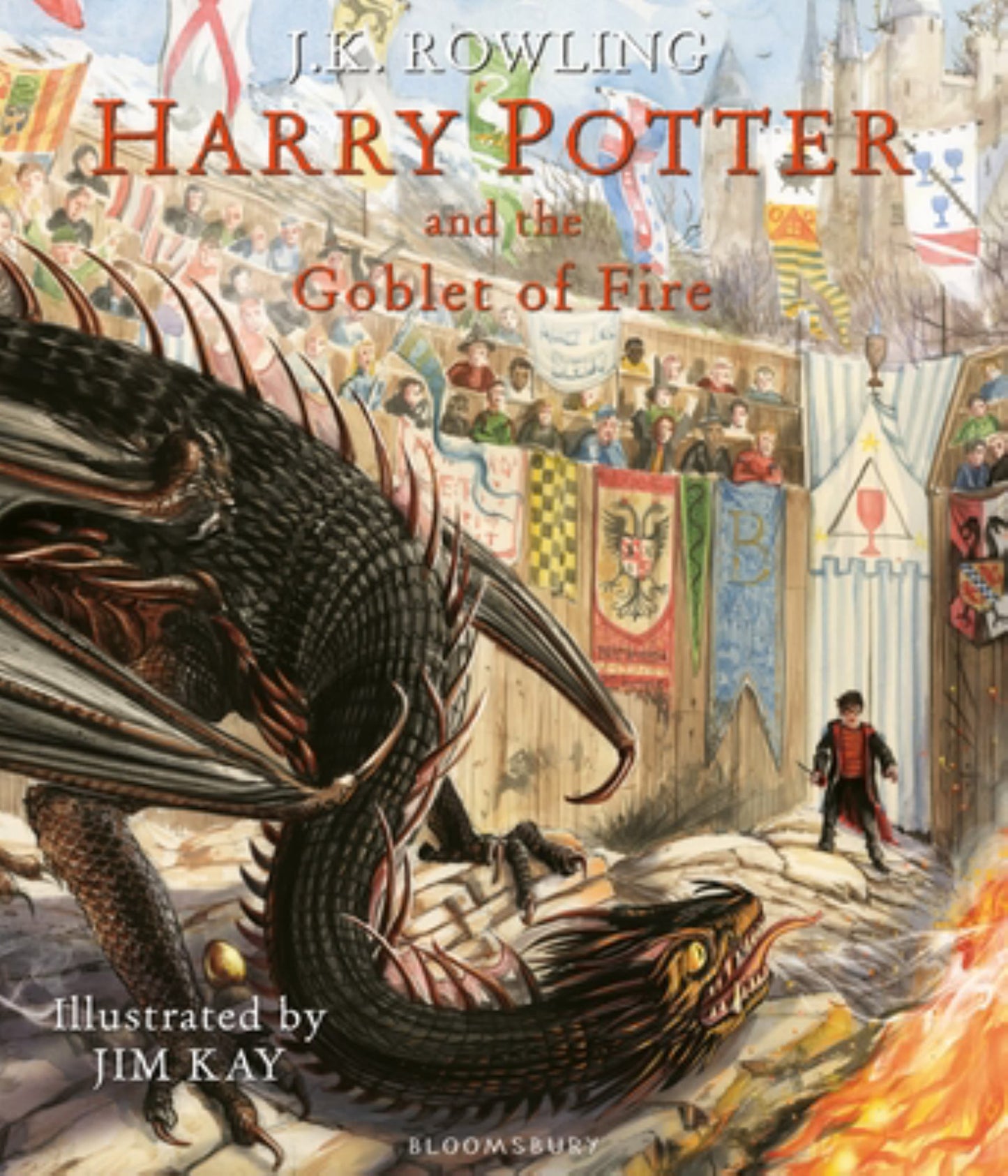 Harry Potter and the Goblet of Fire Illustrated Edition Cover Image