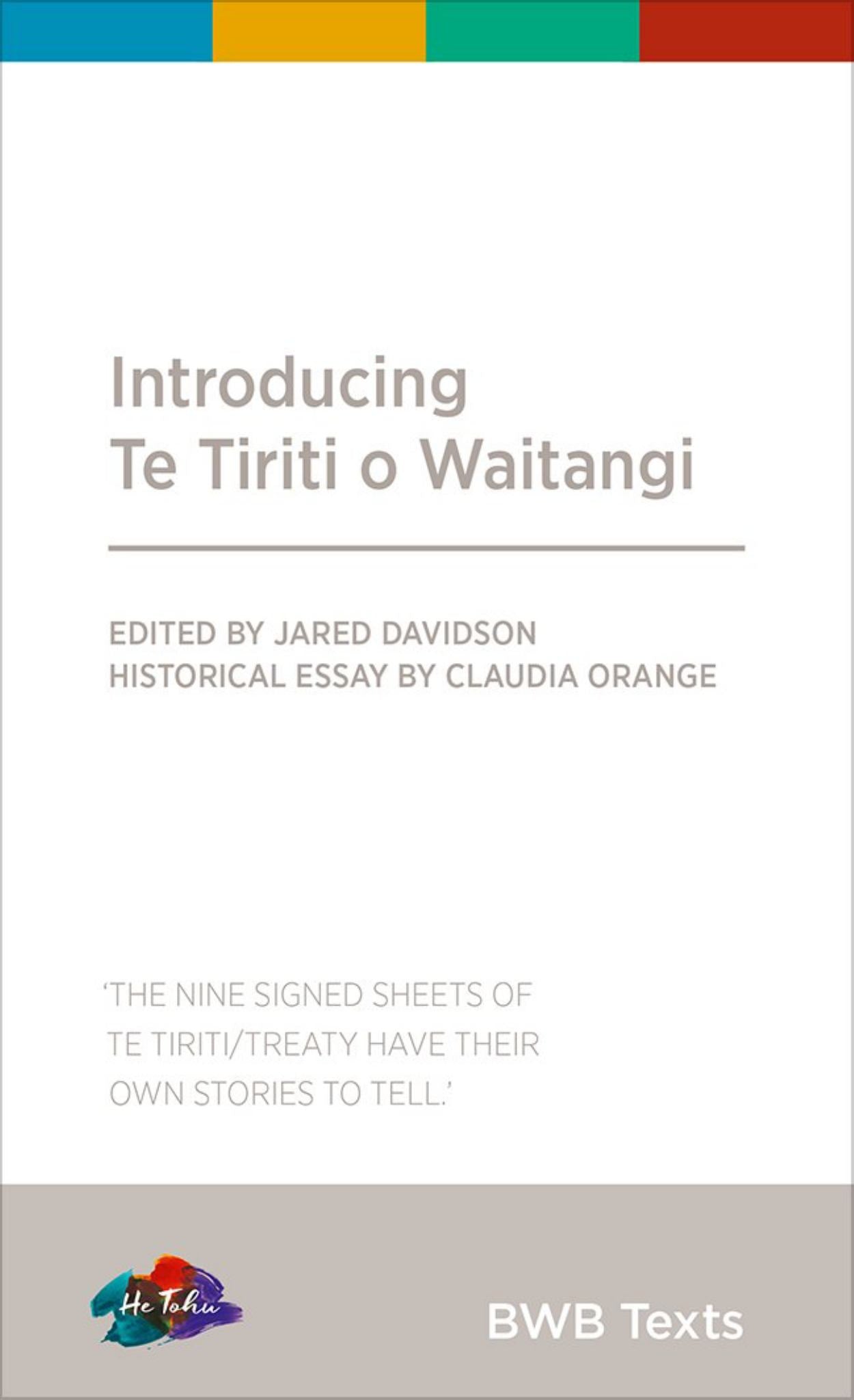 Introducing Te Tiriti O Waitangi Cover Image