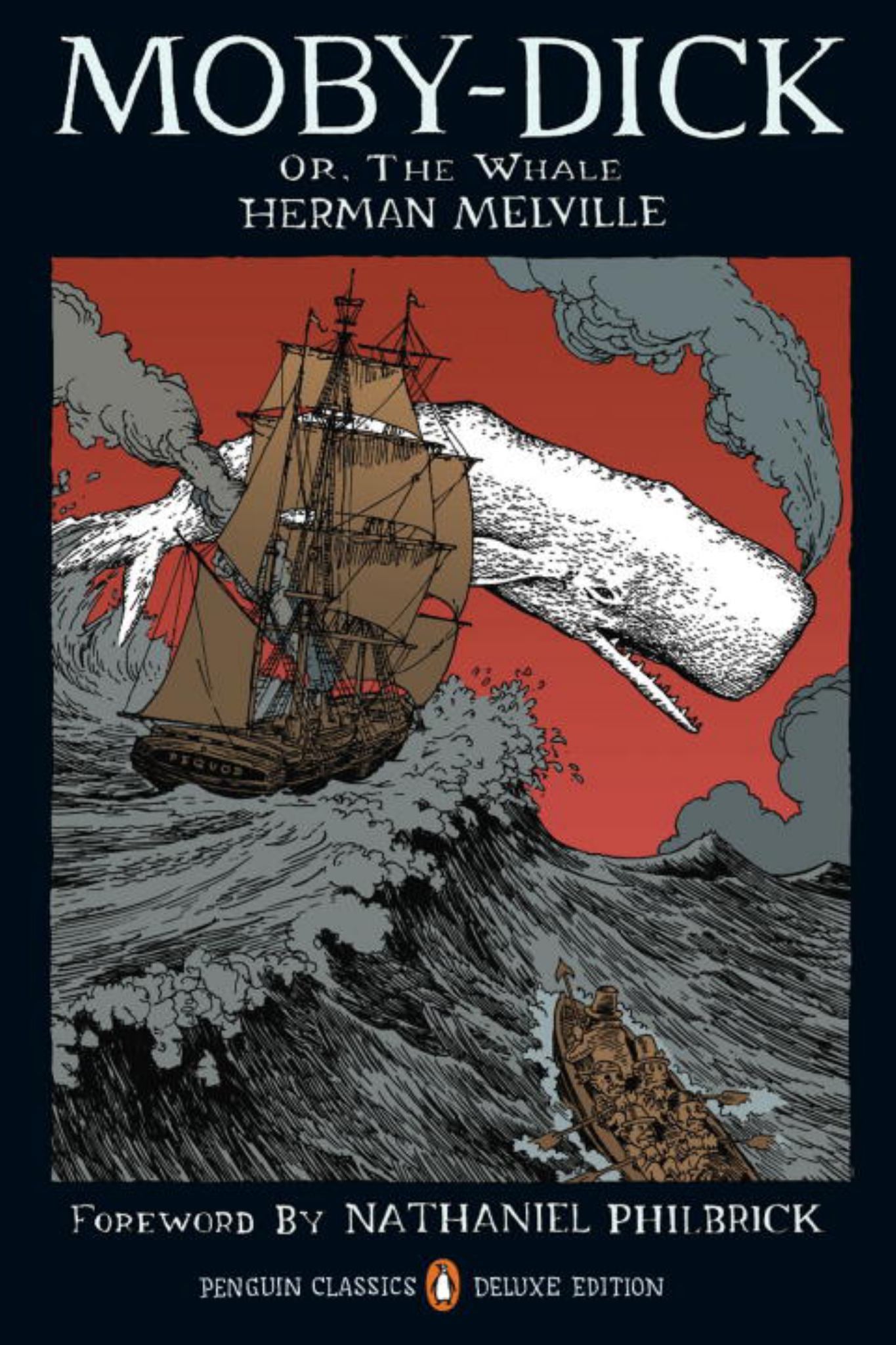 Moby Dick Penguin Classics Deluxe Ed Cover Image