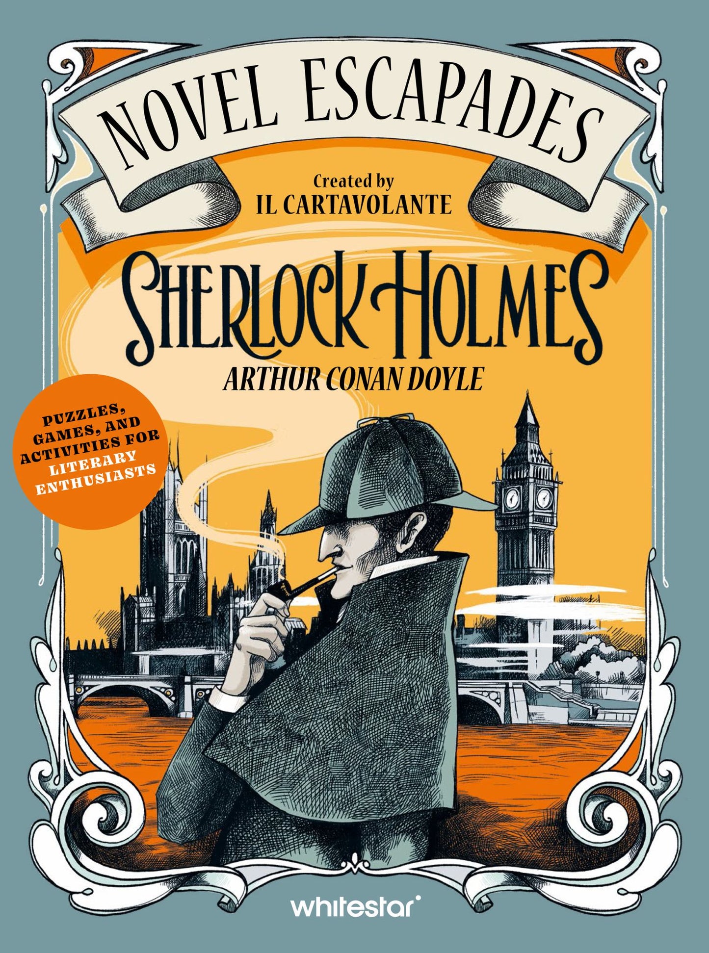 Sherlock Holmes Puzzle Games & Activities Cover Image